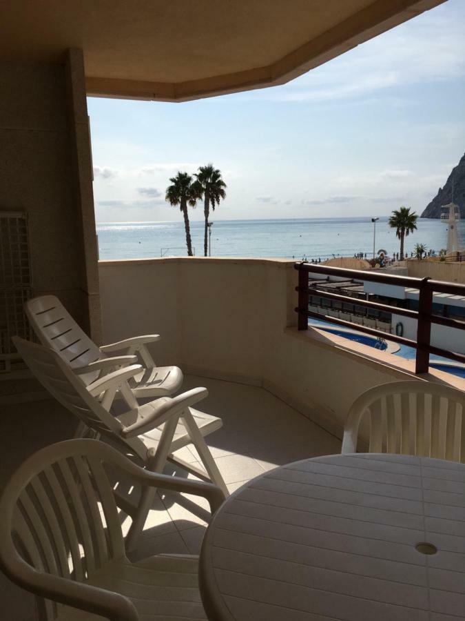 Apartamento En Calpe, Playa De La Fossa, Primera Linea, Aa Bagian luar foto