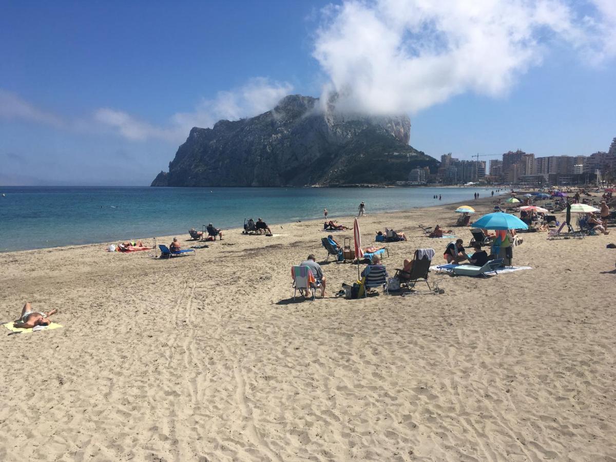 Apartamento En Calpe, Playa De La Fossa, Primera Linea, Aa Bagian luar foto